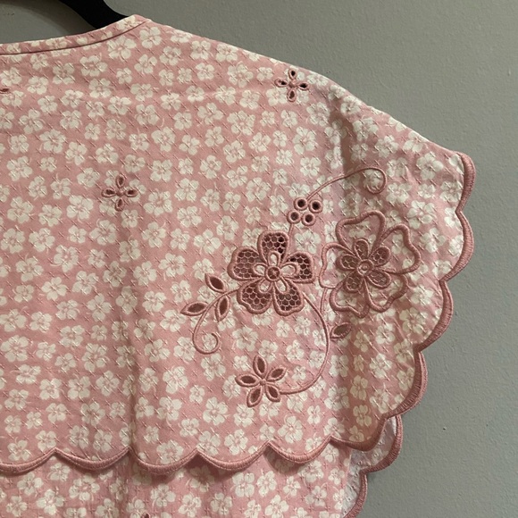 Coach Printed Short Broderie Anglaise Dress, Size 2 - Picture 7 of 13